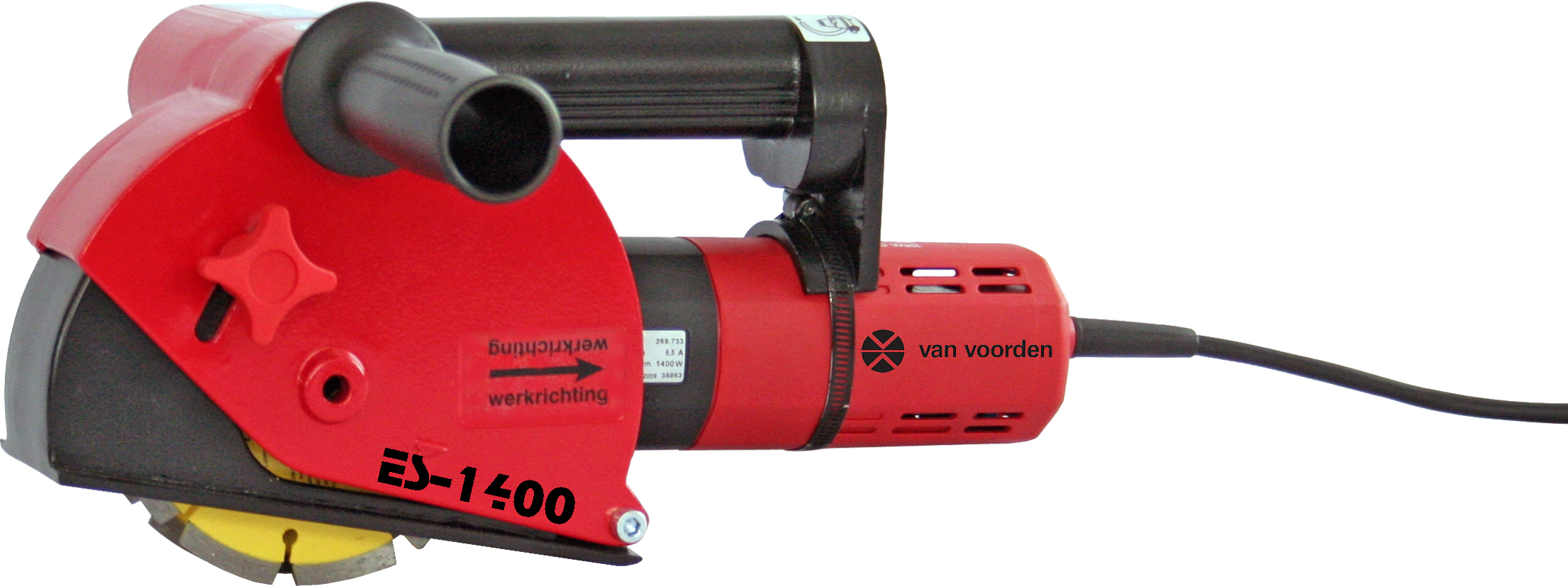 ES-1400 voor zagen t/m 125 mm van voorden b. v.